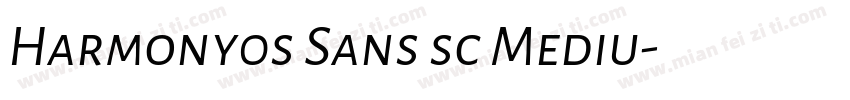 Harmony0s Sans sc Mediu字体转换